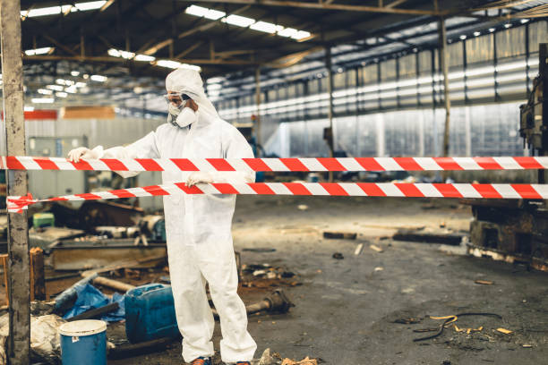 Professional Drug Lab Cleanup technician working in Keaau, HI
